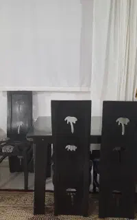 میز ناهارخوری ۴ عدد صندلی همراه میز فقط ۳تومن
