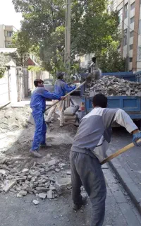 حمل نخاله و مصالح ساختمانی و تخریب