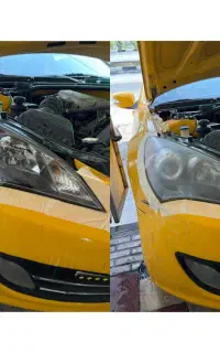 هدلایت تنظیم نور شفاف سازی طلق