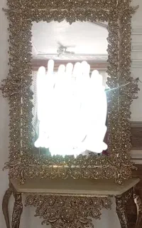 آینه شمعدان آلیاژ