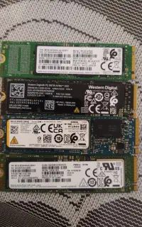 رم لپ تاپی 8 گیگ، هارد اینترنال NVME 256 گیگ استوک