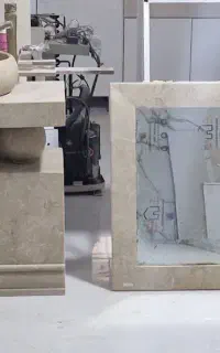 روشویی سنگی سه تیکه  درحد نو