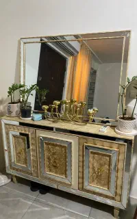 ایینه کنسول ایینه کاری شده