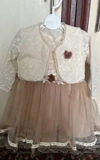 لباس مجلسی کودک تا دو سال کاملا نو