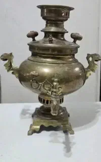 سماور ذغالی قدیمی سالم و سنگین وزن