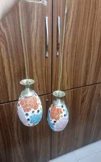 لوستر آویز دو شعله
