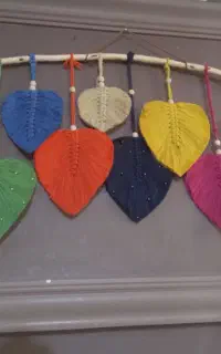 مکرومه دیوار کوب تزیینی
