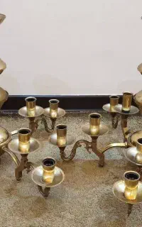 لوستر قدیمی آب طلا