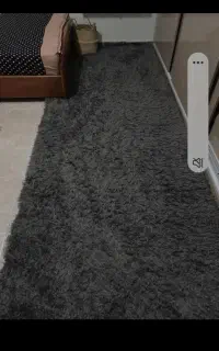 گلیم فرش پرزبلندشگی ۴متری طوسی رنگ