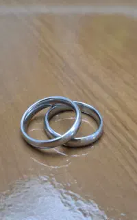 دو عدد حلقه استیل