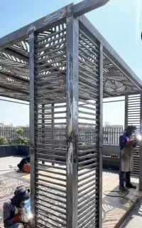 آهنگری و جوشکاری درب نرده حفاظ