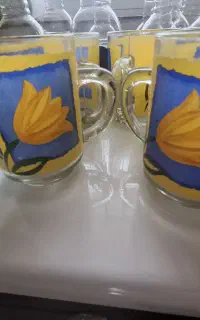 لیوان ایرانی رنگی