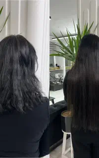 اکستنشن مو طبیعی با وی لایت و نصب روسی