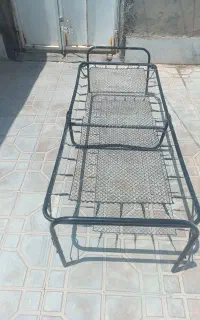 تخت فنری تک نفره تاشو