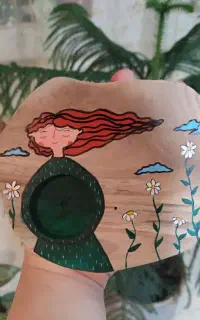 جاشمعی چوب طبیعی