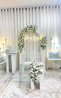 اجرای دکور تولد بله برون،اکسسوری عروس
