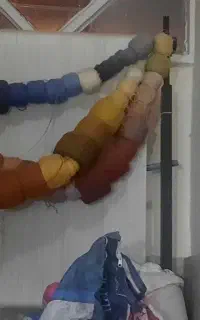 فروش دار تابلو فرش چله کشی شده با نخ و نقشه
