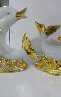 دو لفین دو قلو دکوری