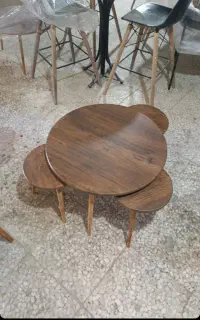 ست میز پذیرایی جلو مبلی عسلی