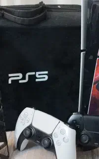 ps5 slim دو دسته دو کیف