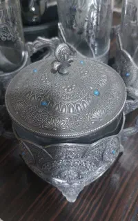 استکان و قندان ست