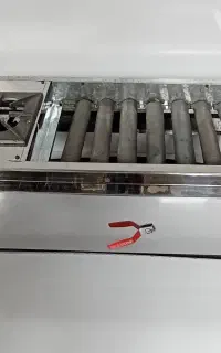 کباب پز گازی استیل مارک پرنیان دارای رویی چدن