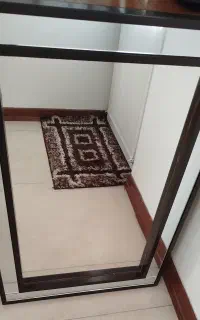 آینه قاب دار چوبی