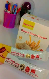 چاقی صورت با جوانه گندم