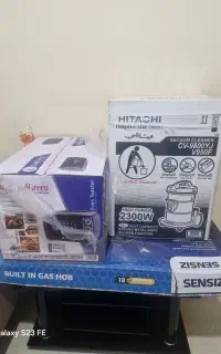 یک عددجاروبرقی هیتاشی پلمب.گازصفحه ای وتوستر