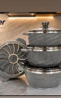 سرویس های قابلمه چدن ضخیم و سنگین ضمانتی