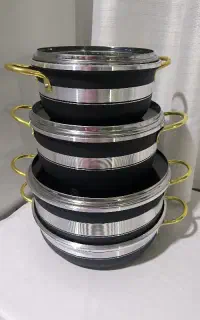 ست قابلمه هفت پارچه گرانیتی،مناسب جهیزیه