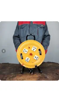 سیم سیار قرقره ای ۲۵ متری اینتیمکس
