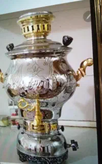 سماور کاملا نو فقط کارتن ندارد