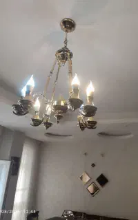 لوستر  4 شعله 8 لامپه یک جفت