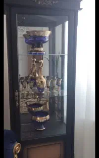 اگرمن سورمه ای.سایه بان عصایی صندلی غذاوماشین