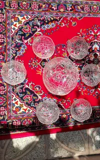 ظرف بزرگ با ۶ تا کاسه