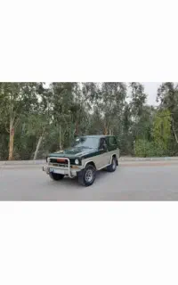 پاترول دو در مدل ۷۵ ، رنگ کرم سبز