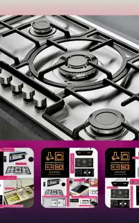 پک انتخابی گاز توکار رومیزی سینک هود اخوان XK8752