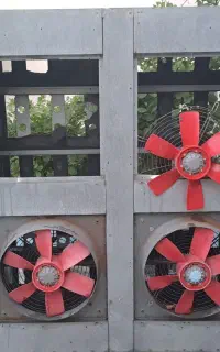 کولر ابی ۴تایی ۳تا فن داره