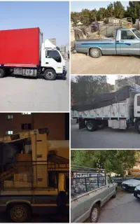 وانت تلفنی و باربری حمل بار و اثاثیه منزل باکارگر