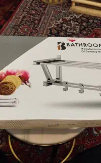 جالباسی و حوله  کروم