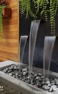 فواره /کرتین&ابنمابارانی چراغ والواشر/پرده آب کد68
