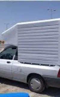راننده با وانت مسقف پاره وقت