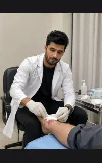 خدمات پرستاری و درمان زخم در منزل