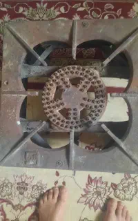 اوچاق گاز سایز بزرگ ۴۰ در ۴۰