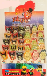 آبنبات چوبی سه بعدی