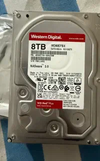 هارددیسک وسترن دیجیتال رد پلاس مدل WD80EFBX- 8TB