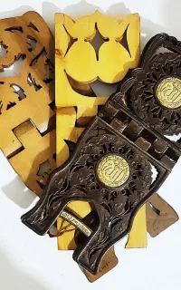 رحل چوبی قرآن، مفاتیح و...
