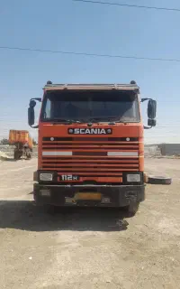 تریلی اسکانیا بدون کفی معاوضه با ده چرخ بنز باری