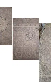 روفرشی پارچه ترمه روتختی تابلو
